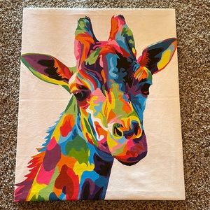 Cute giraffe painting
